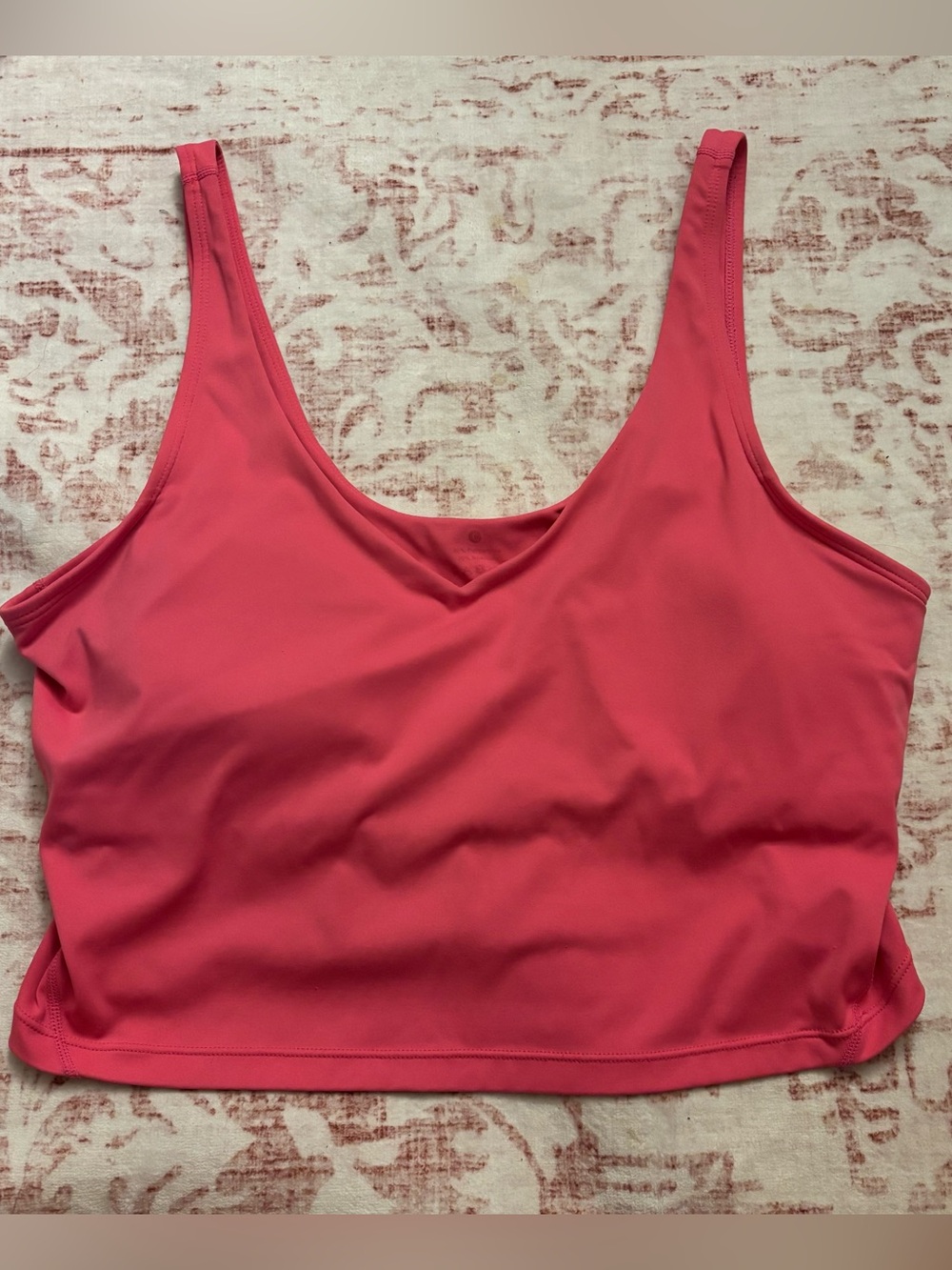 SHEIN Pink Padded Sports Bra Top | Large-XL